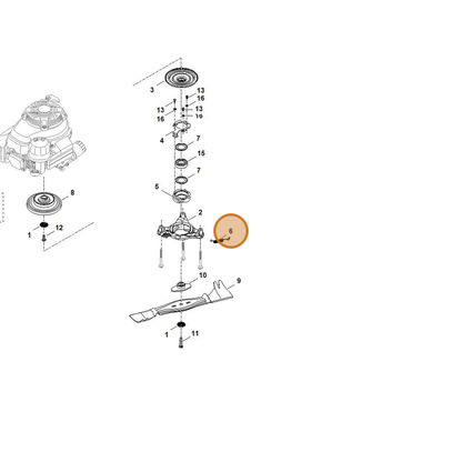 STIHL part 6378-162-7900 — IPL diagram snippet (6x zoom, amber highlight)