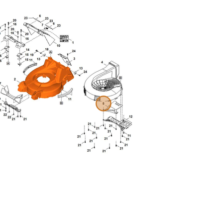 STIHL part 6378-701-4501 — IPL diagram snippet (6x zoom, amber highlight)