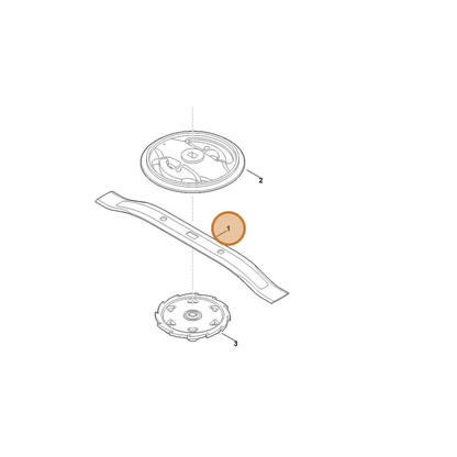 STIHL part 6909-702-0101 — IPL diagram snippet (6x zoom, amber highlight)