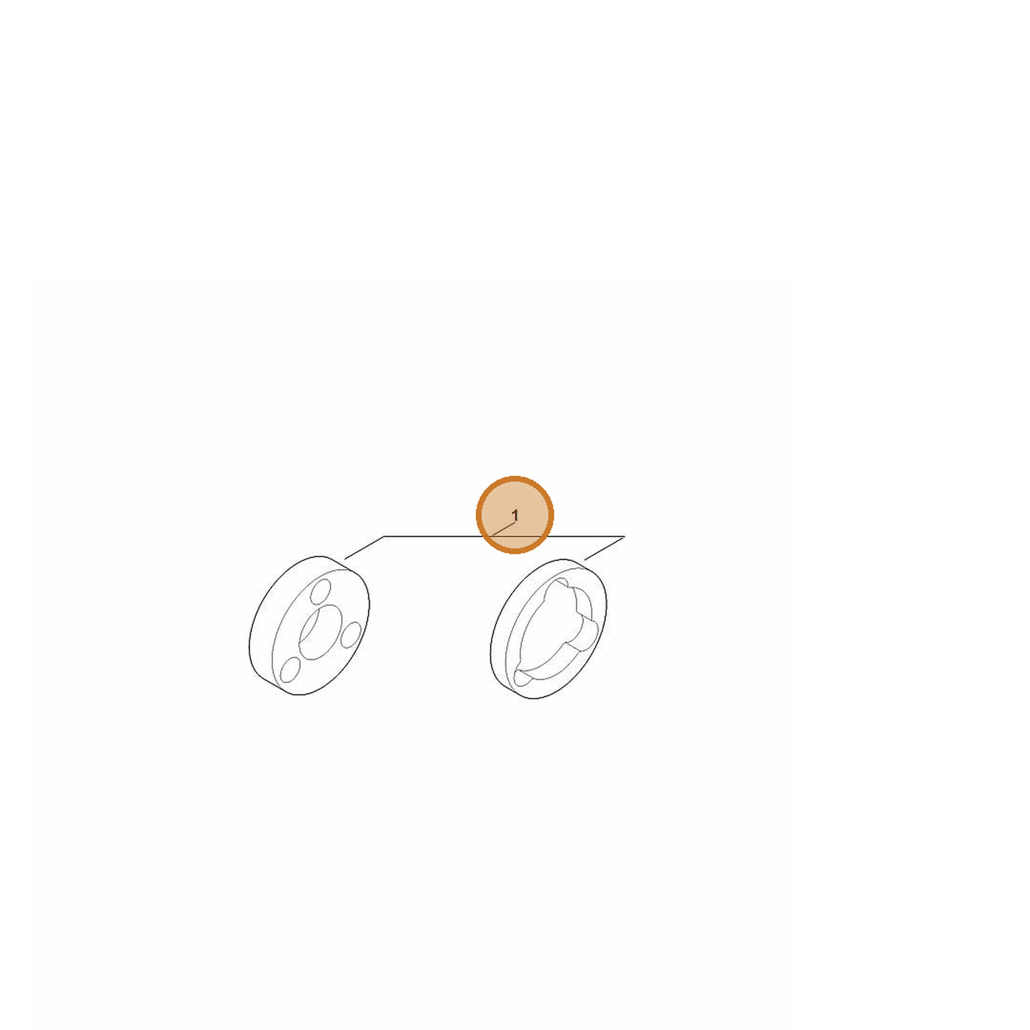 STIHL part 6909-710-0800 — IPL diagram snippet (6x zoom, amber highlight)