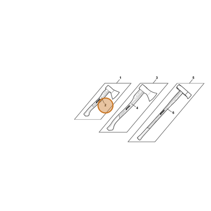 STIHL part 7010-881-2100 — IPL diagram snippet (6x zoom, amber highlight)