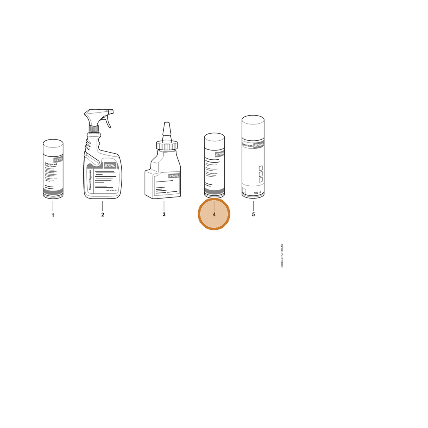 STIHL part 7010-881-9402 — IPL diagram snippet (6x zoom, amber highlight)