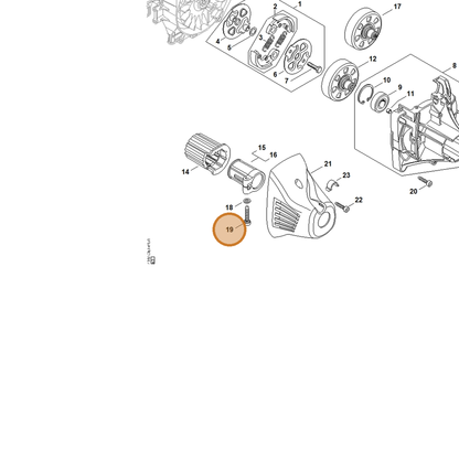 STIHL part 9075-478-4720 — IPL diagram snippet (6x zoom, amber highlight)