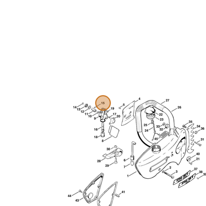 STIHL part 9380-620-1730 — IPL diagram snippet (6x zoom, amber highlight)