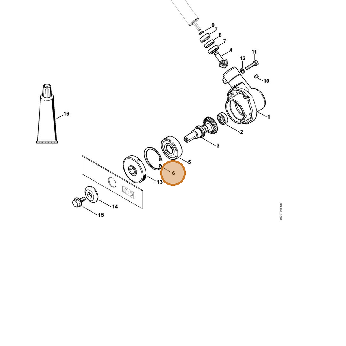 STIHL part 9456-621-5180 — IPL diagram snippet (6x zoom, amber highlight)