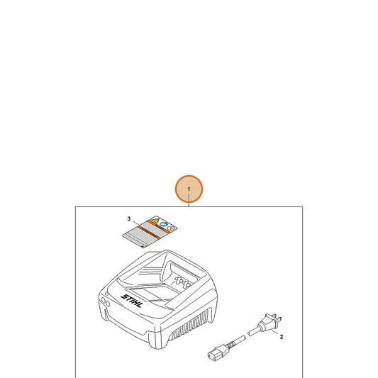 STIHL part EA09-430-5702 — IPL diagram snippet (6x zoom, amber highlight)