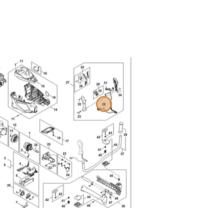 STIHL part FA01-440-3003 — IPL diagram snippet (6x zoom, amber highlight)