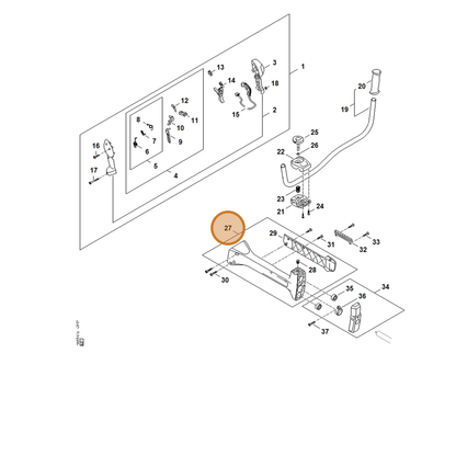 STIHL part FA03-790-0902 — IPL diagram snippet (6x zoom, amber highlight)