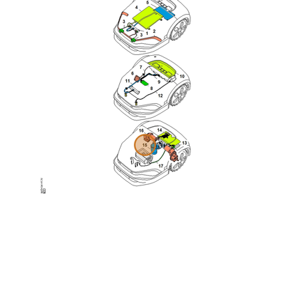 STIHL part IA01-600-0200 — IPL diagram snippet (6x zoom, amber highlight)