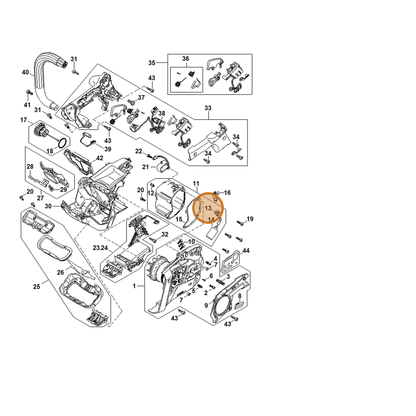 STIHL part MA01-647-9400 — IPL diagram snippet (6x zoom, amber highlight)