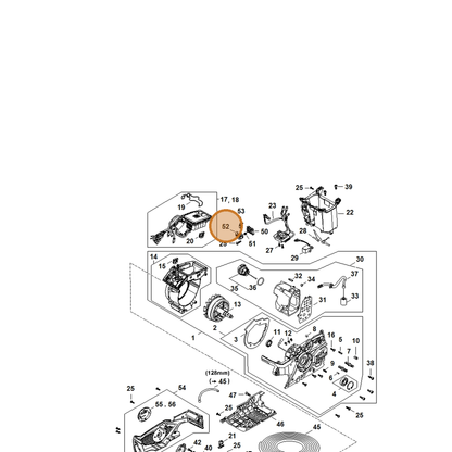 STIHL part MA02-435-0200 — IPL diagram snippet (6x zoom, amber highlight)