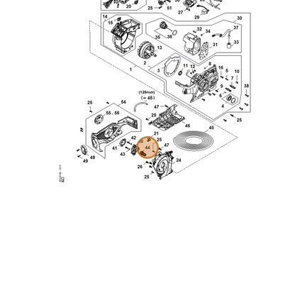 STIHL part MA02-647-2000 — IPL diagram snippet (6x zoom, amber highlight)