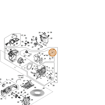 STIHL part MA02-647-9402 — IPL diagram snippet (6x zoom, amber highlight)