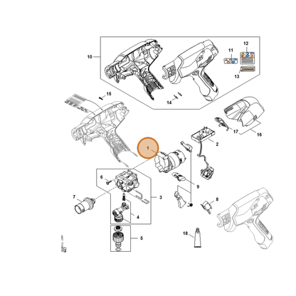 STIHL part RA02-600-0200 — IPL diagram snippet (6x zoom, amber highlight)